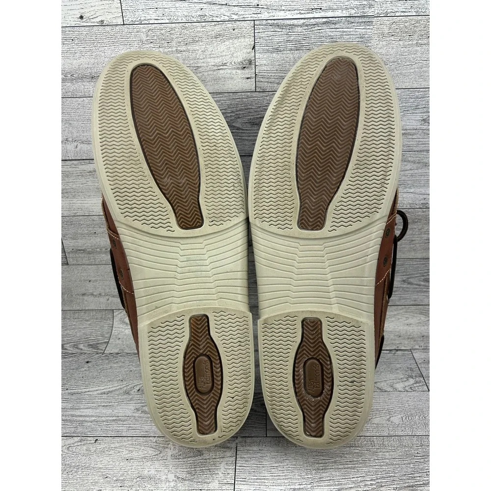 Allen Edmonds Eastport‎ Men Size 11D Tan Leather Boat Shoes Handsewn Loafers
